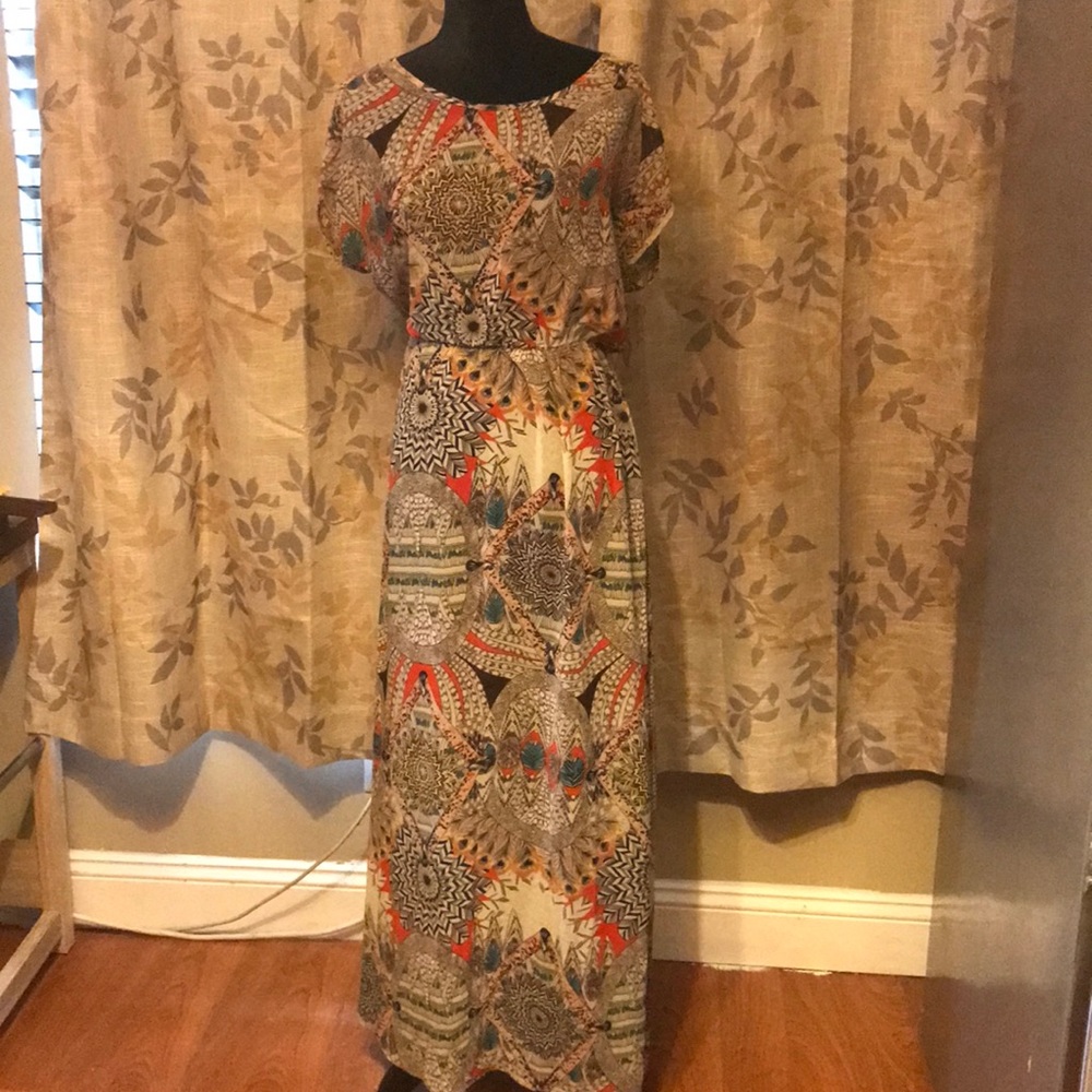Forever 21 Maxi Sheer Dress
